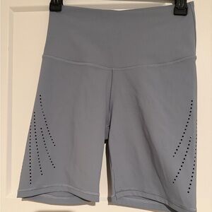CALIA by Carrie Underwood Light Blue/Gray Biker Shorts